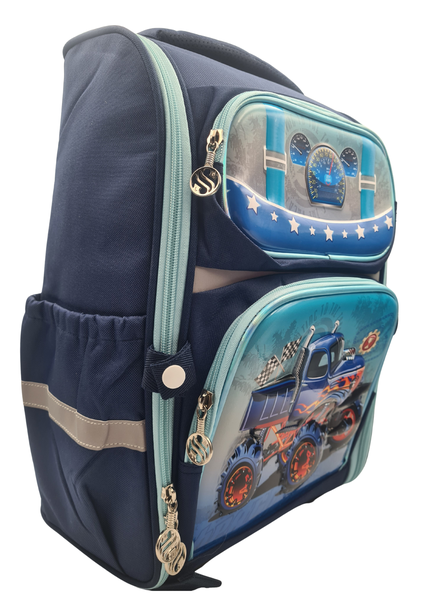Blue Spaceman 3D Image School Bag Back Pack - Foundation Phase Children