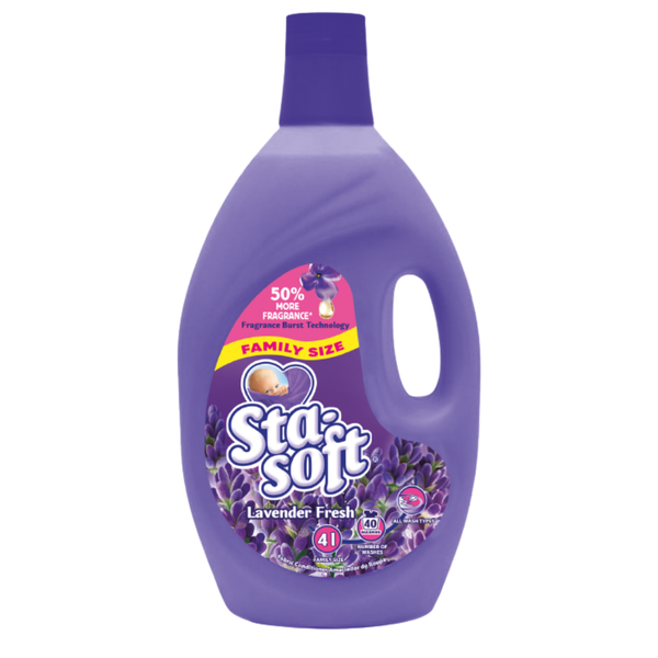 Sta-Soft Lavender Fresh, Fabric Softener - 4L Family Size