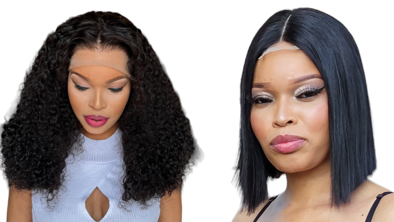 20" curly super double drawn and 10" Vietnam kim k bonestraight combo