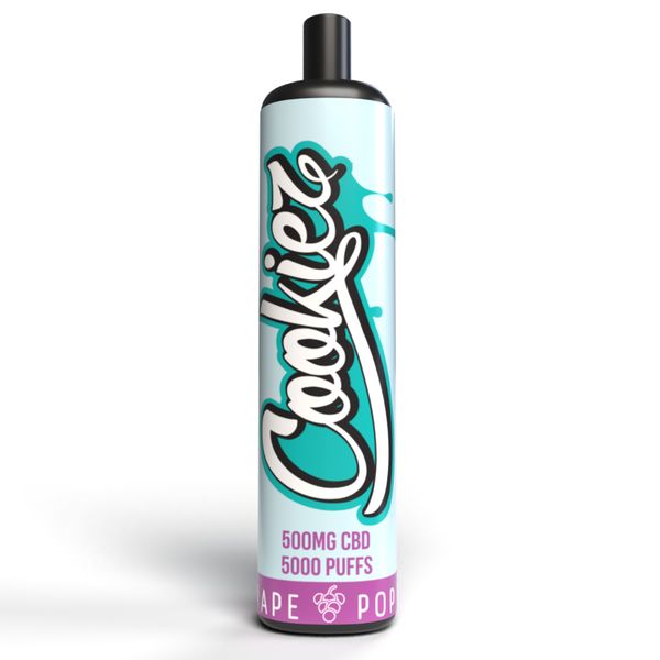 Cookiez Disposable CBD Vape Grape Pop - 500mg 5000 puffs