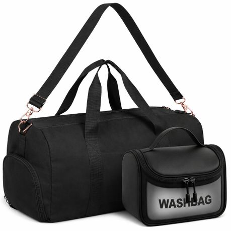 Fashion Large Capacity Multi Task Travel Gym Duffel Bag With Toiletry Bag Image