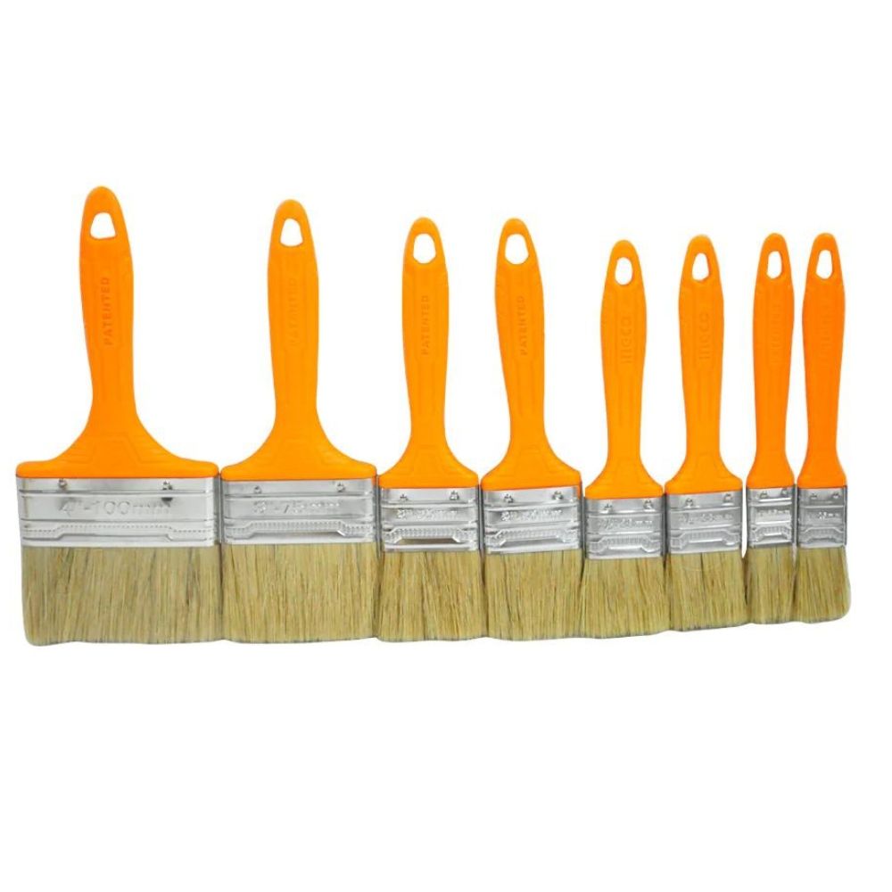 Ingco Paint Brush Plastic Handle 8Piece Shop Today. Get it