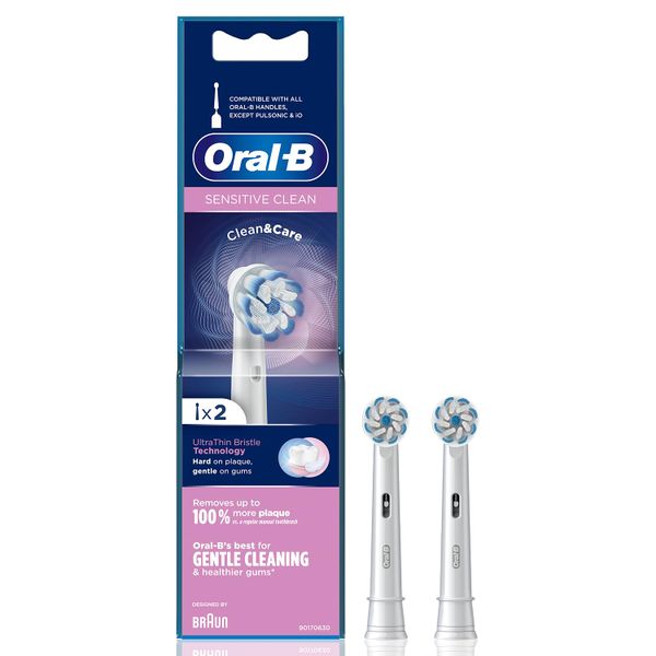 Oral B Sensitive Electric Toothbrush Soft Replacement Heads 2s