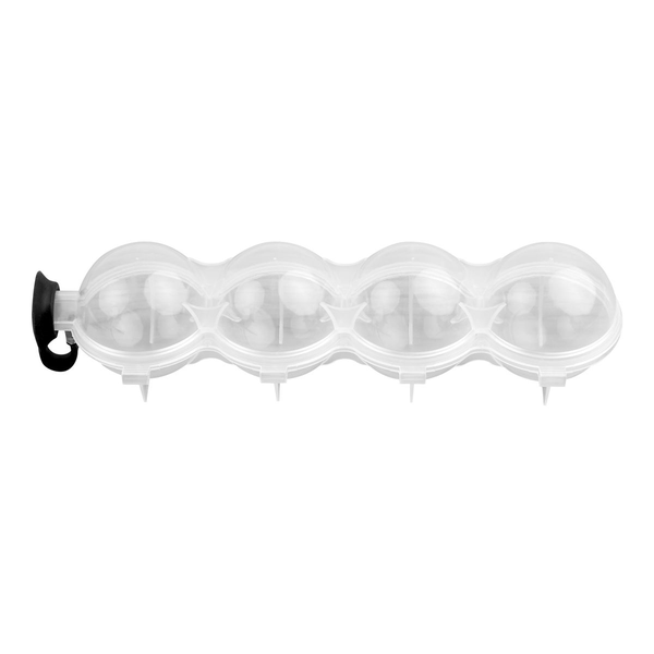 4-Slots Round Ice Ball Maker Mold - Transparent