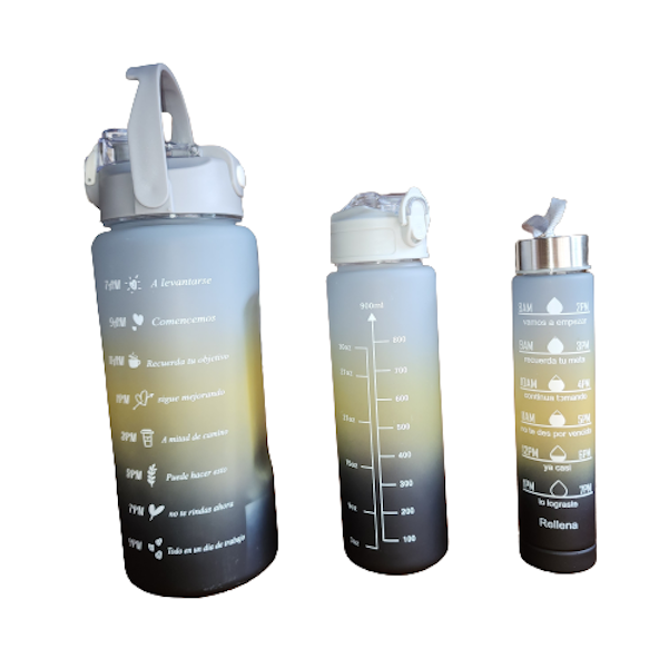 Trio Lockable Lid Water Bottle