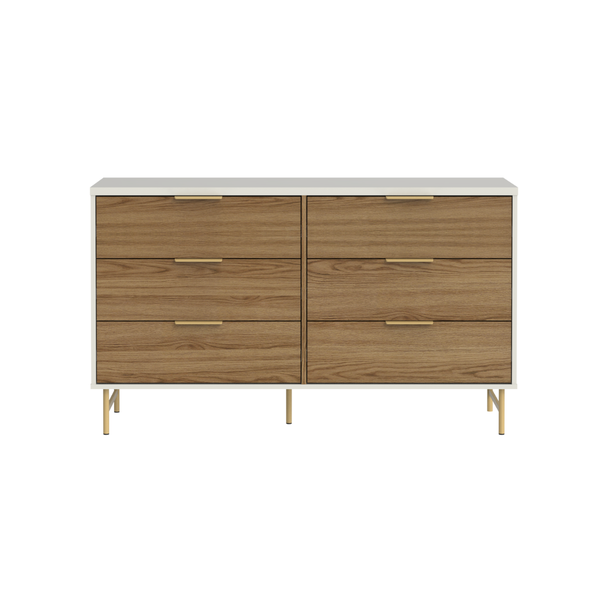 George &amp; Mason - Yves 1351 Dresser with 6 Drawers