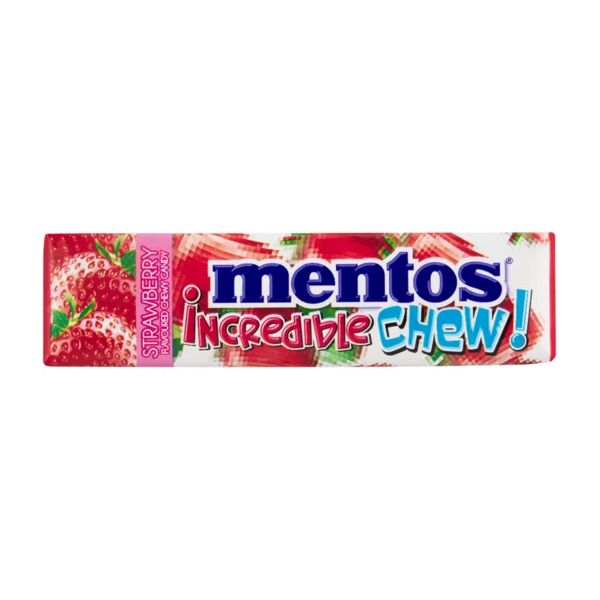 Mentos - Incredible Chew! Strawberry - 12 x 47g