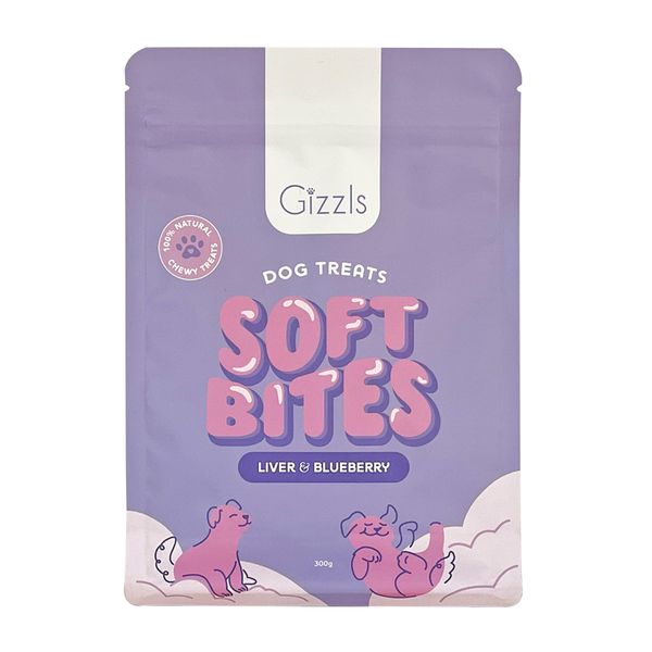 Gizzls Liver &amp; Blueberry Soft Dog Treats