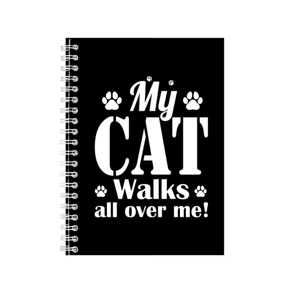 Cat Notebook Pet Gift Idea Writing Book Notepad Pad 35