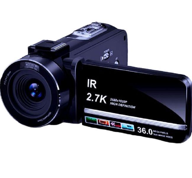 36MP Anti-Shake 16X Zoom 2.7K 3Inch Rotatable Touch Screen HD Camera