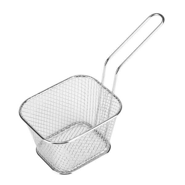 Stainless Steel Square Mini Fry (Set of 4)