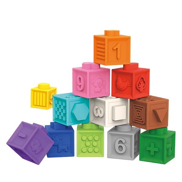 Baby Blocks Soft Building Blocks Baby Toys Teethers Toy Education