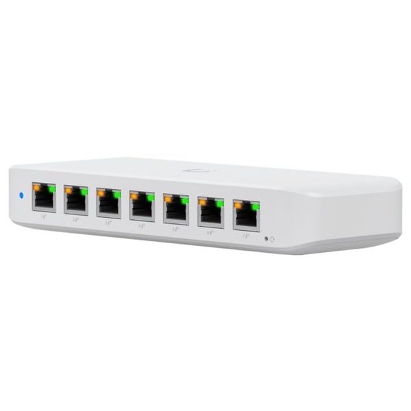 Ubiquiti UniFi Switch Ultra 8 Port Gigabit 1PoE Input 7 PoE Out 202W