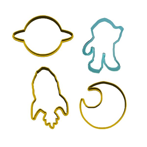 Space Cookie Cutter Set 1