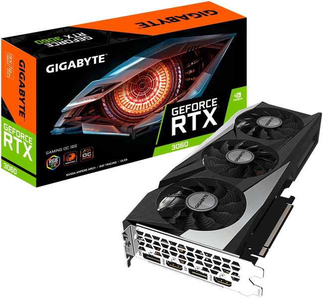 Gigabyte RTX 3060 Gaming OC 12GB GDDR6