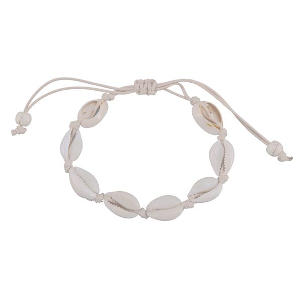 Anklets For Women Shell Foot Barefoot Bracelet Ankle White