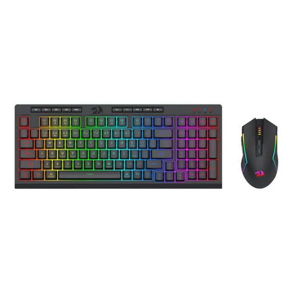 Wired and Wireless Gaming Keyboard &amp; Mouse Combo RYLO PRO S142 Tri-Mode