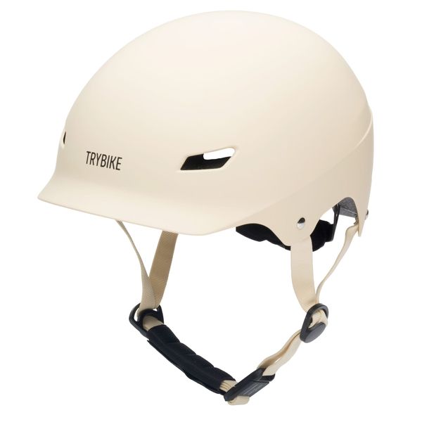 Trybike CoConut Helmet: Vintage Cream