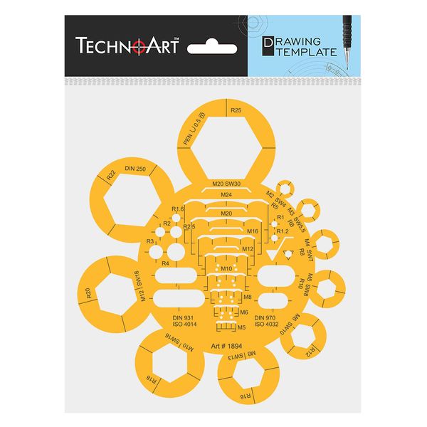 Technoart Template - Bolt (Stencil)