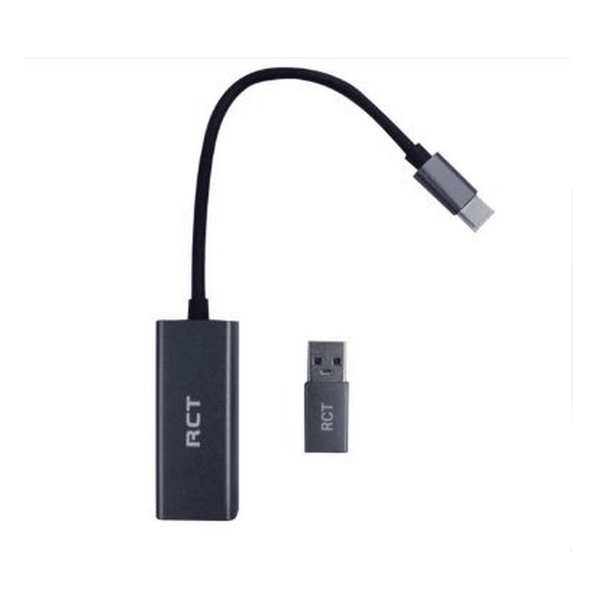 RCT USB 3.0 type C &amp; A to RJ45 Gigabit ethernet adaptor