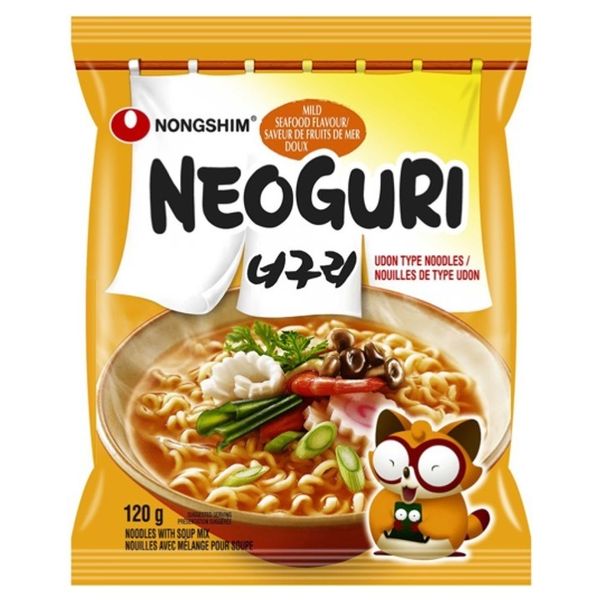 Nongshim Neoguri Mild Seafood Noodles - 10 Pack