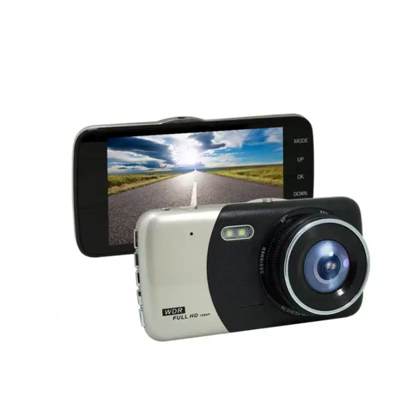 1080P Full HD 4-Inch Clear Dual Lens Dash Camera