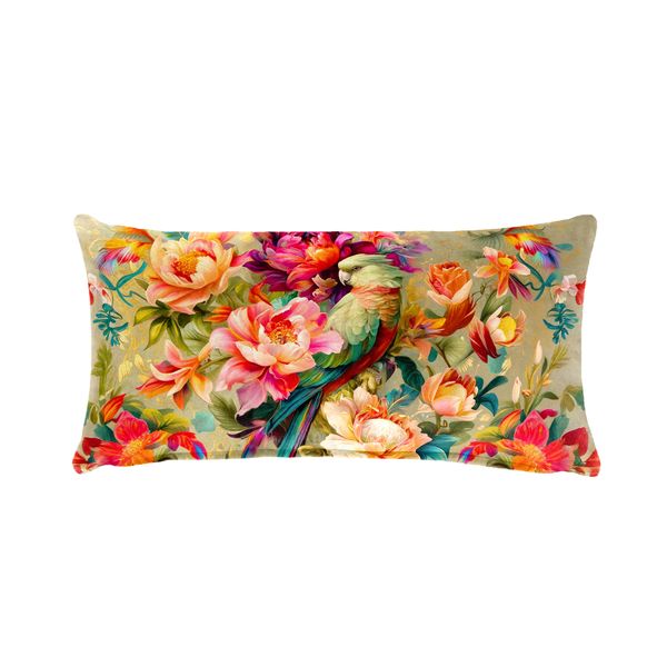 Vintage Parrot &amp; Blossoms King Luxury Scatter
