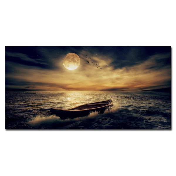 Canvas Wall Art - Ship &amp; Sea Artwork