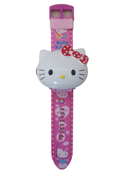 New 3D Hello Kitty Kids Projection Watch