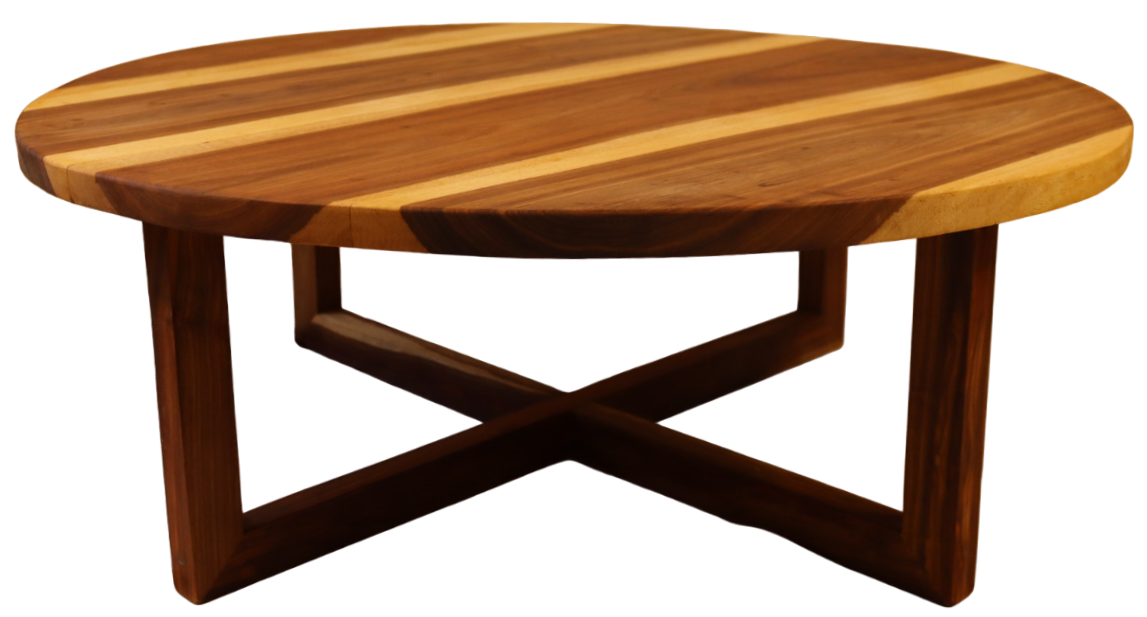 Solid Kiaat Hard Wood Round Coffee Table KCT001A Shop Today. Get it