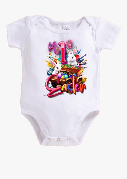 My 1st Easter Baby Vest v2 Bunny