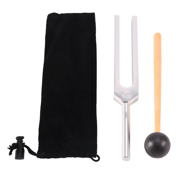 Tuning Fork 528C 528Hz Tuner with Mallet Set Tuning Compatible with None