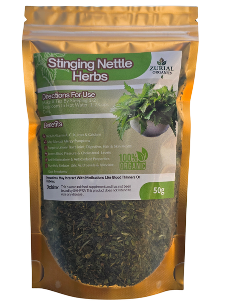 Zurial Organics Stinging Nettle Herbs 50g