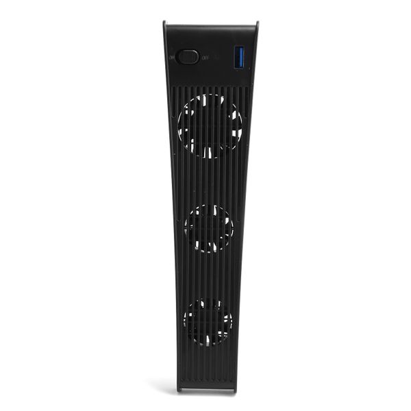 3-fan USB Cooler Black Compatible with PS5