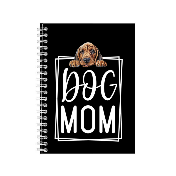 Blood Hound Breed A5 Blank Notebook for Dog Lovers Funny Graphic Present007