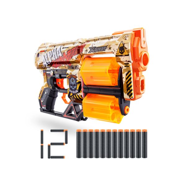 Zuru X-Shot Skins Dread Alphazone 12 Darts