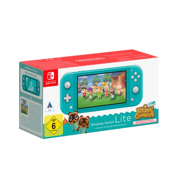 Nintendo Switch Lite (Turquoise) + Animal Crossing: New Horizons bundle