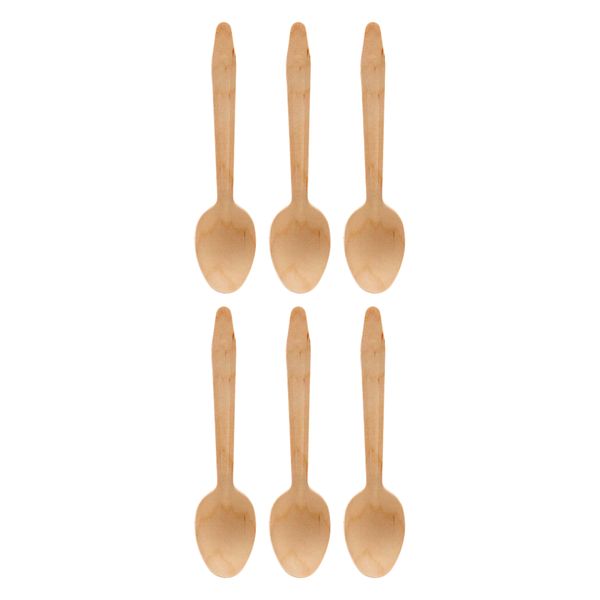 Regent Disposable Bamboo Cutlery 18Pcs Set, (6 Spoons, 6 Knives &amp; 6 Forks)