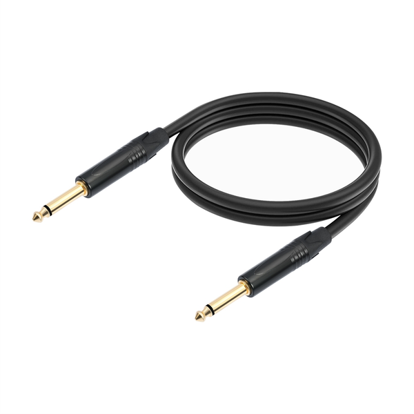 1/4Guitar Cable Male To Male Ts/Trs Balanced Stereo Audio Cable - 1M