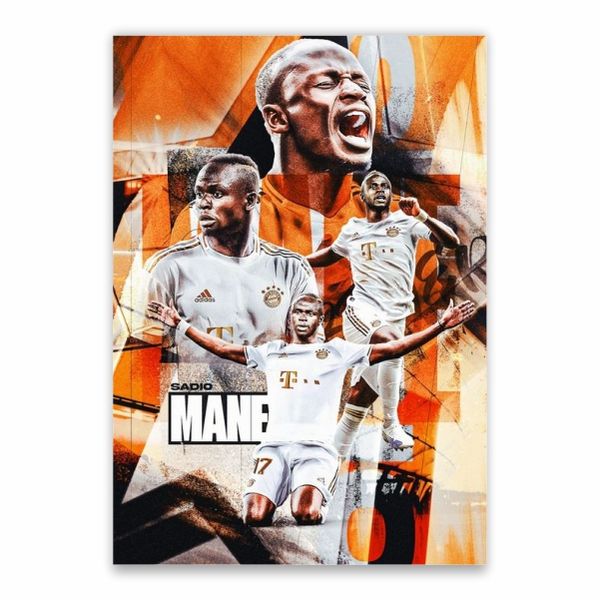 Sadio Mane Bayern Munich Poster - A1