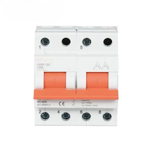 DC125A Manual Changeover Switch 2 Pole-MRUL