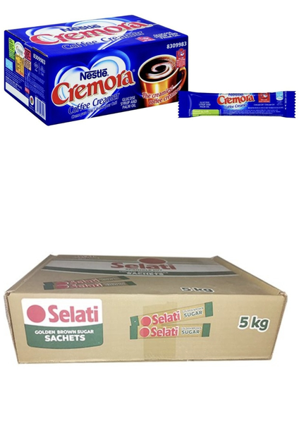 Nestle Cremora Sachets &amp; Selati Brown Sugar 1000 Sachets