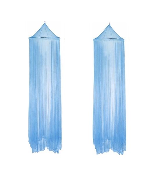 2 x Blue Mosquito and other Insects Nets for Protection against bites