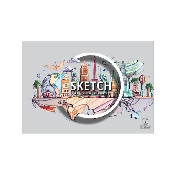 Art Board Sketch pad A3 120gsm 50 sheets