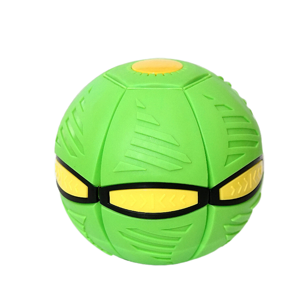 Adult Stress Relief Flying Disc Ball,Green Light Up,Music Style