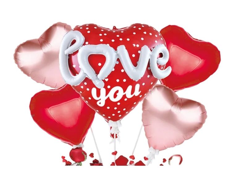 Red Polka Dot Love Heart