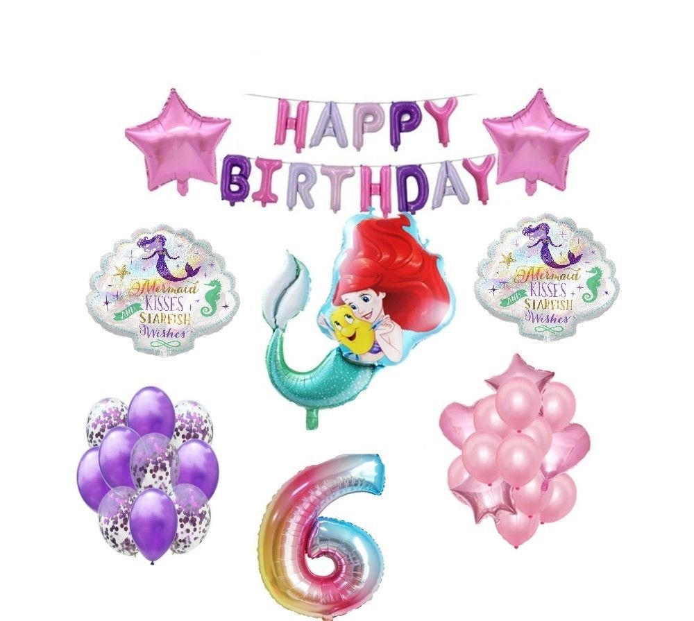 Little Mermaid Balloon Set 6 Year | Shop Today. Get it Tomorrow ...