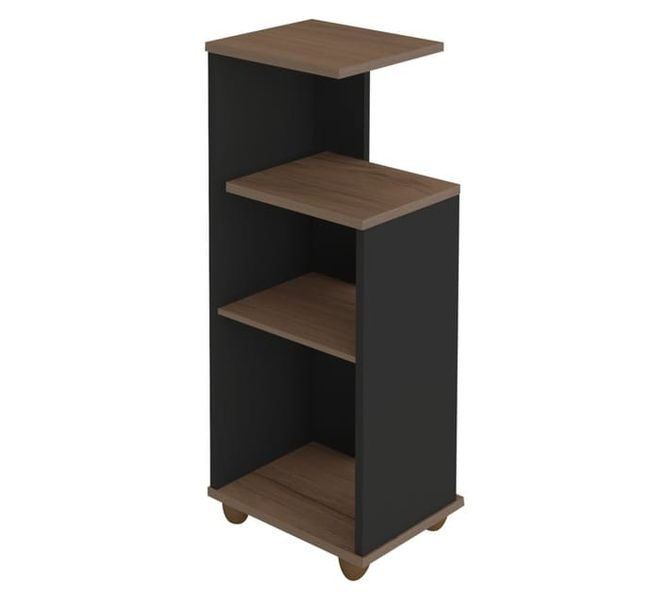 End Side Table - Walnut Black (250 x 330 x 785mm)