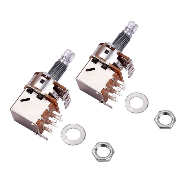 2Pcs Push-Pull Guitar Potentiometers