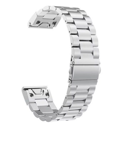 26mm Quick fit Stainleas Steel Strap Compatible with Garmin